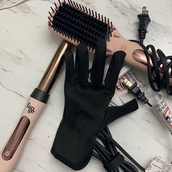 L’ange Hair Lange Combo Curling Wand With Glove And Le Vite